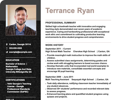 Product Manager resume example